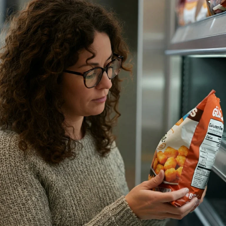 Are tater tots gluten-free - checking label of frozen tater tots