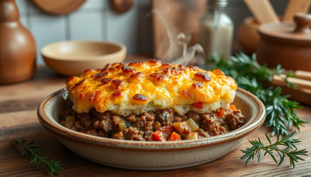 Stuffing-Topped Shepherd's Pie