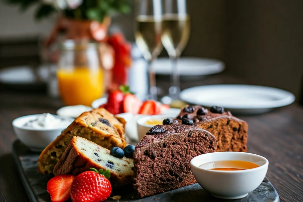 Breakfast Cake Platter with Toppings