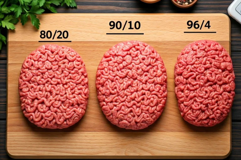 Protein Content in Different Types of Ground Beef.