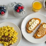 Vegan healthy breakfast recipes full spread